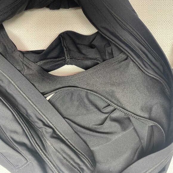 Athleta Women Athletic Shorts Spandex with Pockets Drawstring Black Size Medium - Picture 4 of 4